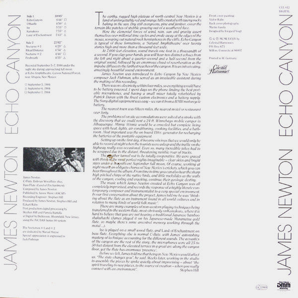 James Newton (2) - Echo Canyon (Vinyl) Image