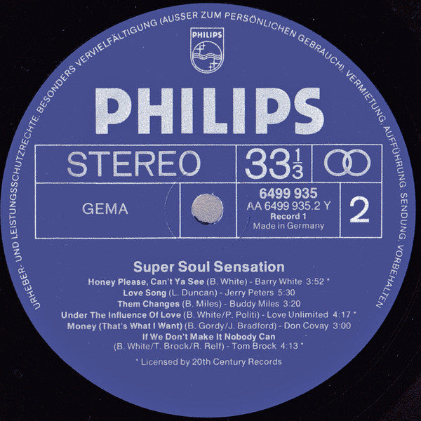 Various - Super Soul Sensation (Vinyl) (2 LP) Image