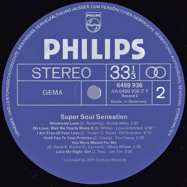 Various - Super Soul Sensation (Vinyl) (2 LP) Image