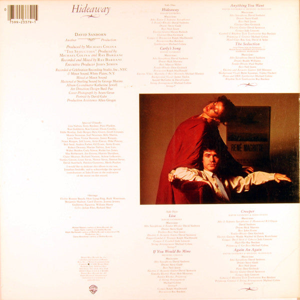 David Sanborn - Hideaway (Vinyl) Image