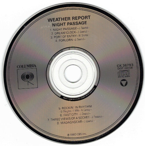 Weather Report - Night Passage (CD) Image