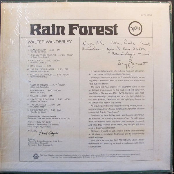 Walter Wanderley - Rain Forest (Vinyl) Image