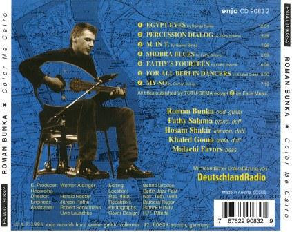 Roman Bunka - Color Me Cairo (CD) Image