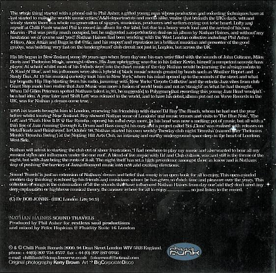 Nathan Haines - Sound Travels (A Restless Soul Production) (CD) Image