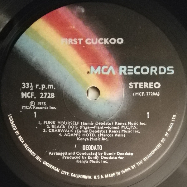 Eumir Deodato - First Cuckoo (Vinyl) Image
