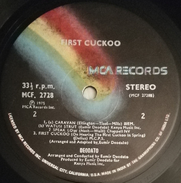 Eumir Deodato - First Cuckoo (Vinyl) Image