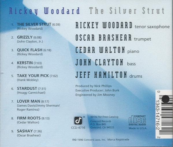 Rickey Woodard - The Silver Strut (CD) Image