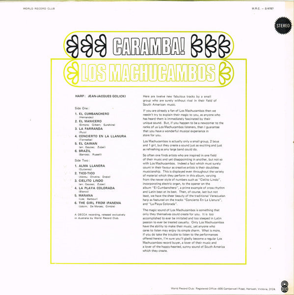 Los Machucambos - Caramba! (Vinyl) Image