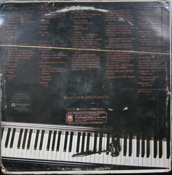 Rick Wakeman - Rick Wakeman's Criminal Record (Vinyl) Image