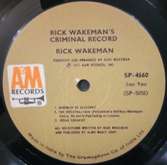 Rick Wakeman - Rick Wakeman's Criminal Record (Vinyl) Image