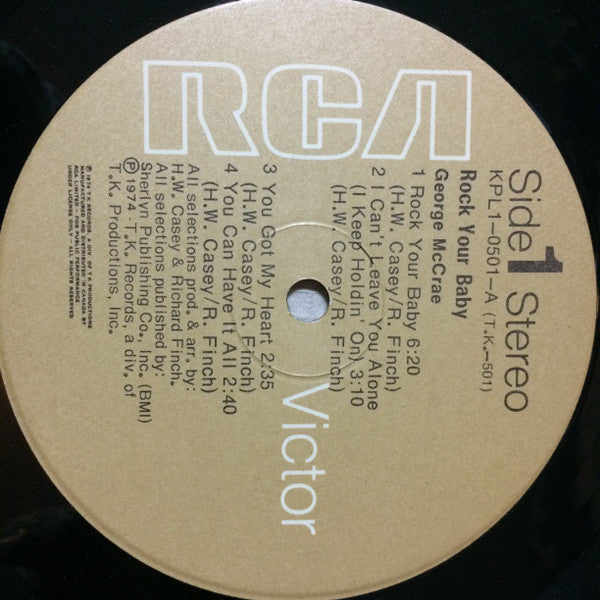 George McCrae - Rock Your Baby (Vinyl) Image