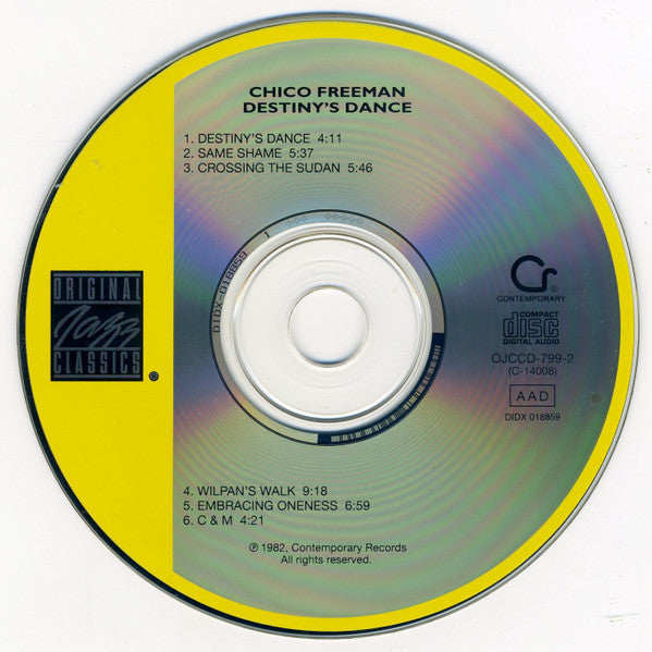 Chico Freeman - Destiny's Dance (CD) Image