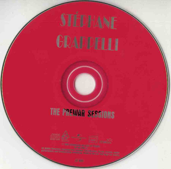 StÃ©phane Grappelli - The Prewar Sessions (CD) Image