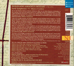 Wolfgang Amadeus Mozart, Nikolaus Harnoncourt, Concentus Musicus Wien - Early Symphonies - Music & Letters - (CD) (3 CD) Image