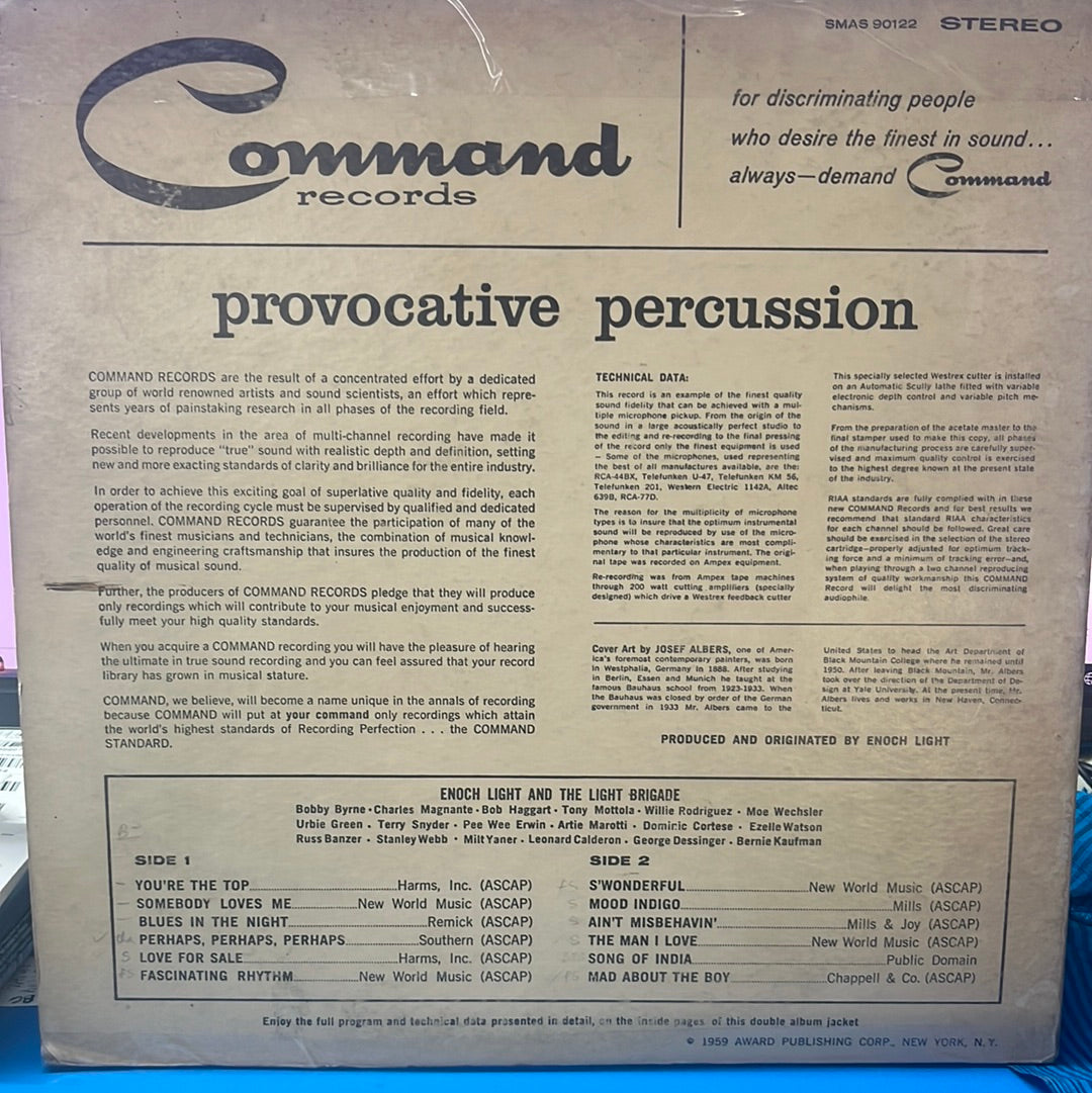 Provocative Percussion - Featuring The Command All-Stars (Vinyl)