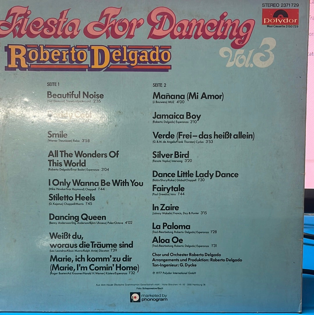 Roberto Delgado - Fiesta For Dancing Vol. 3  (Vinyl)