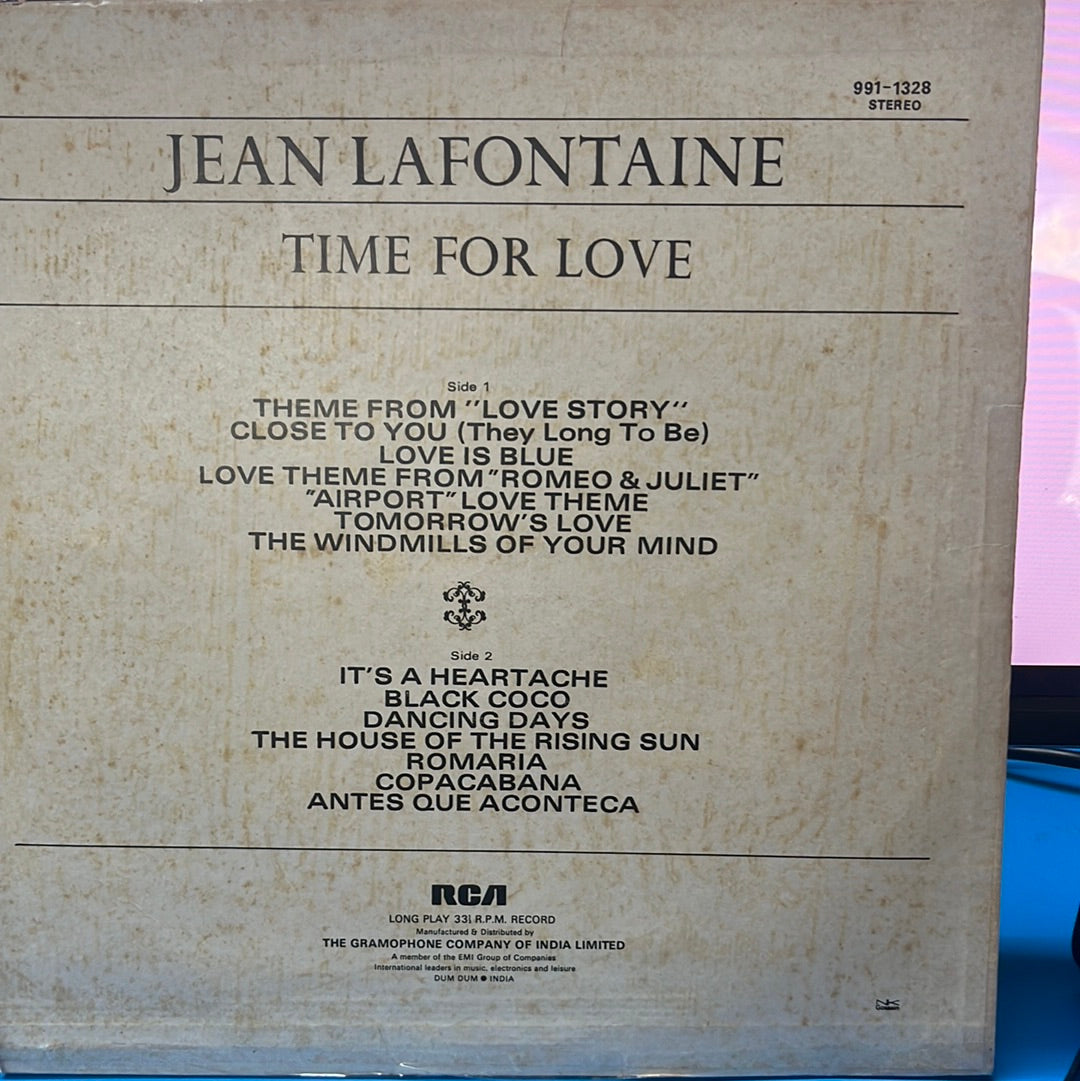 Jean Lafontaine - Time For Love (Vinyl)