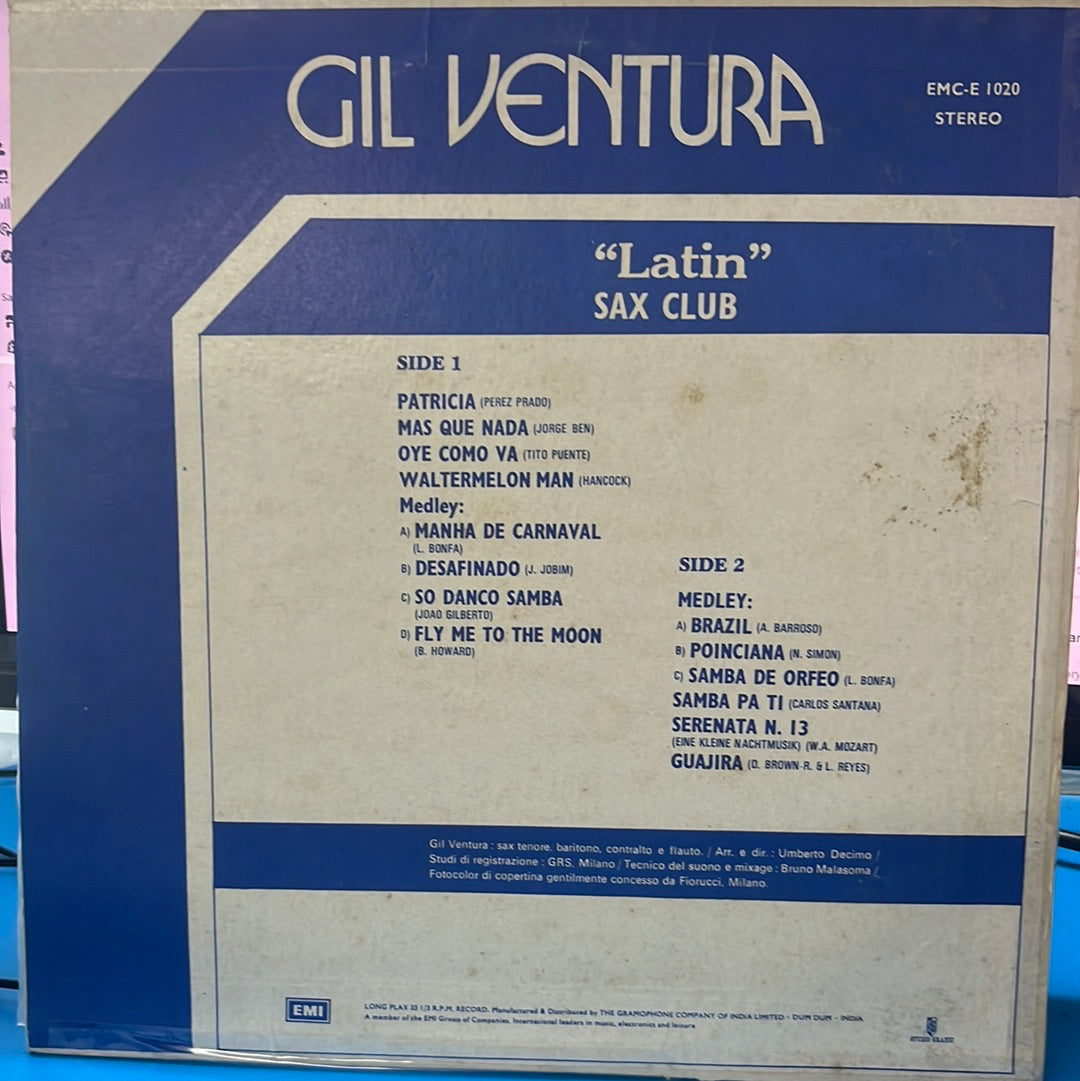 Gil Ventura - "Latin Sax Club" (Vinyl)