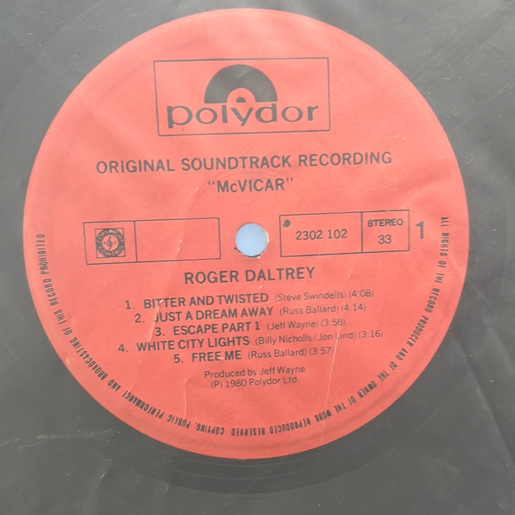 McVicar - THE WHO Flims Presentation Starring Roger Daltrey  (Vinyl)