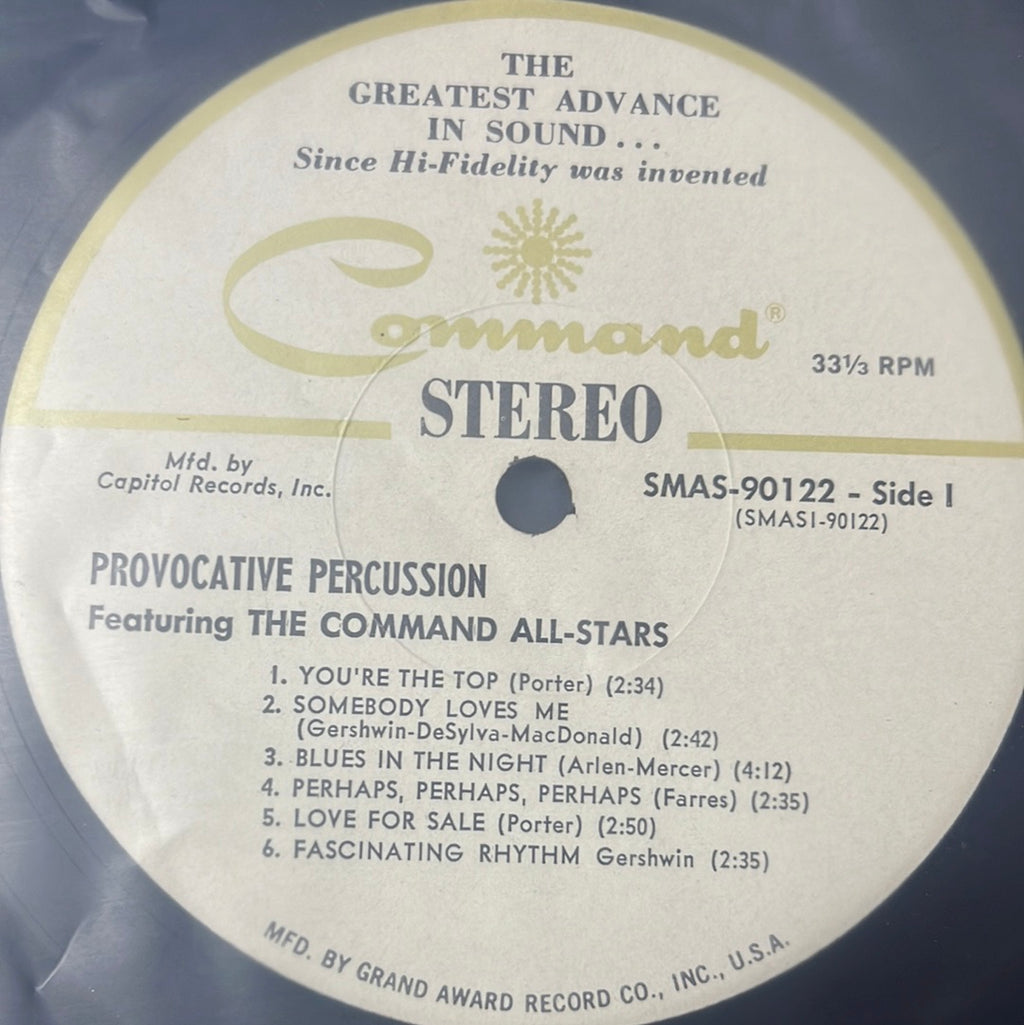 Provocative Percussion - Featuring The Command All-Stars (Vinyl)