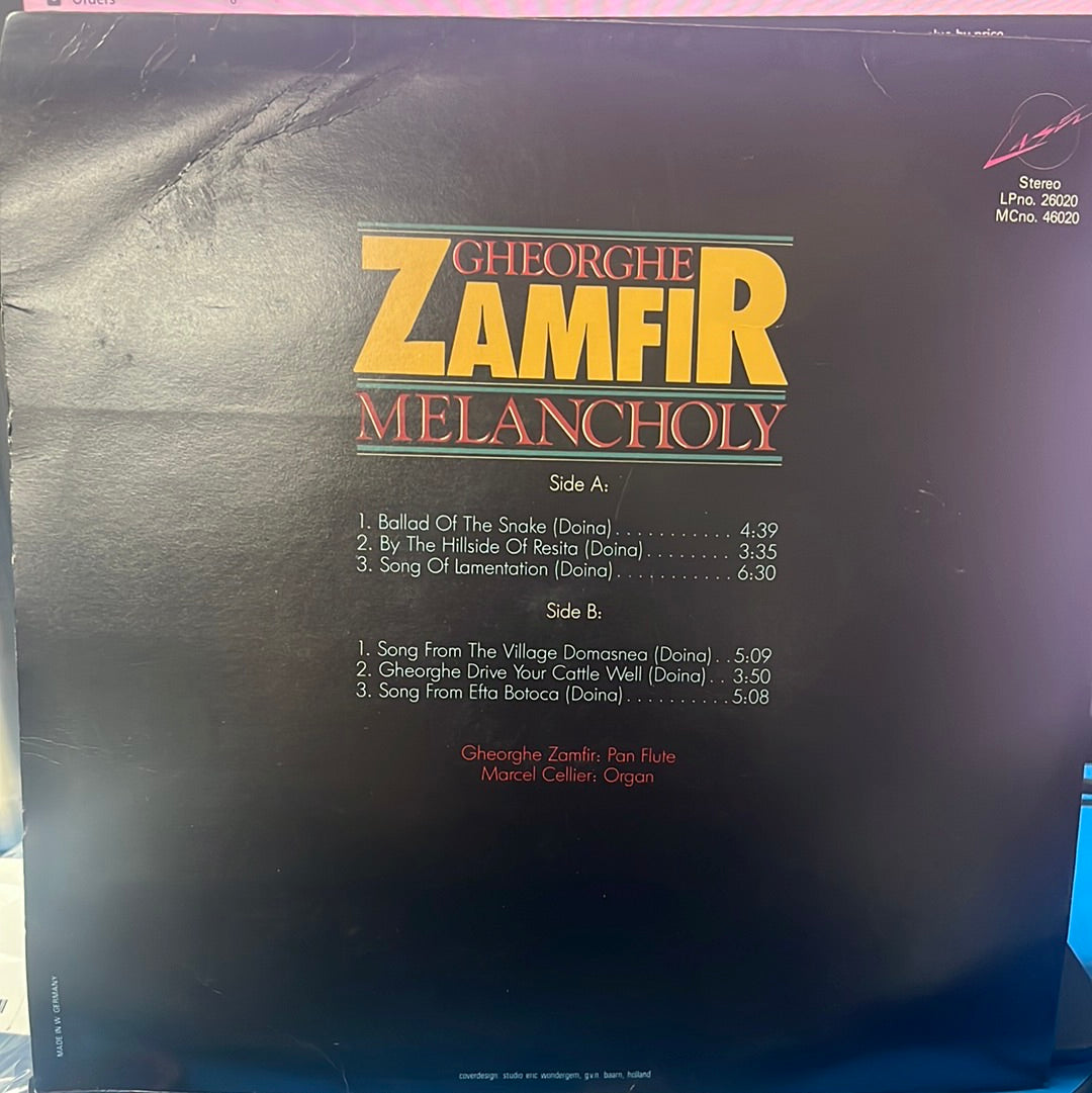 MELANCHOLY (DOINA) - GHEORGHE ZAMFIR  (Vinyl)