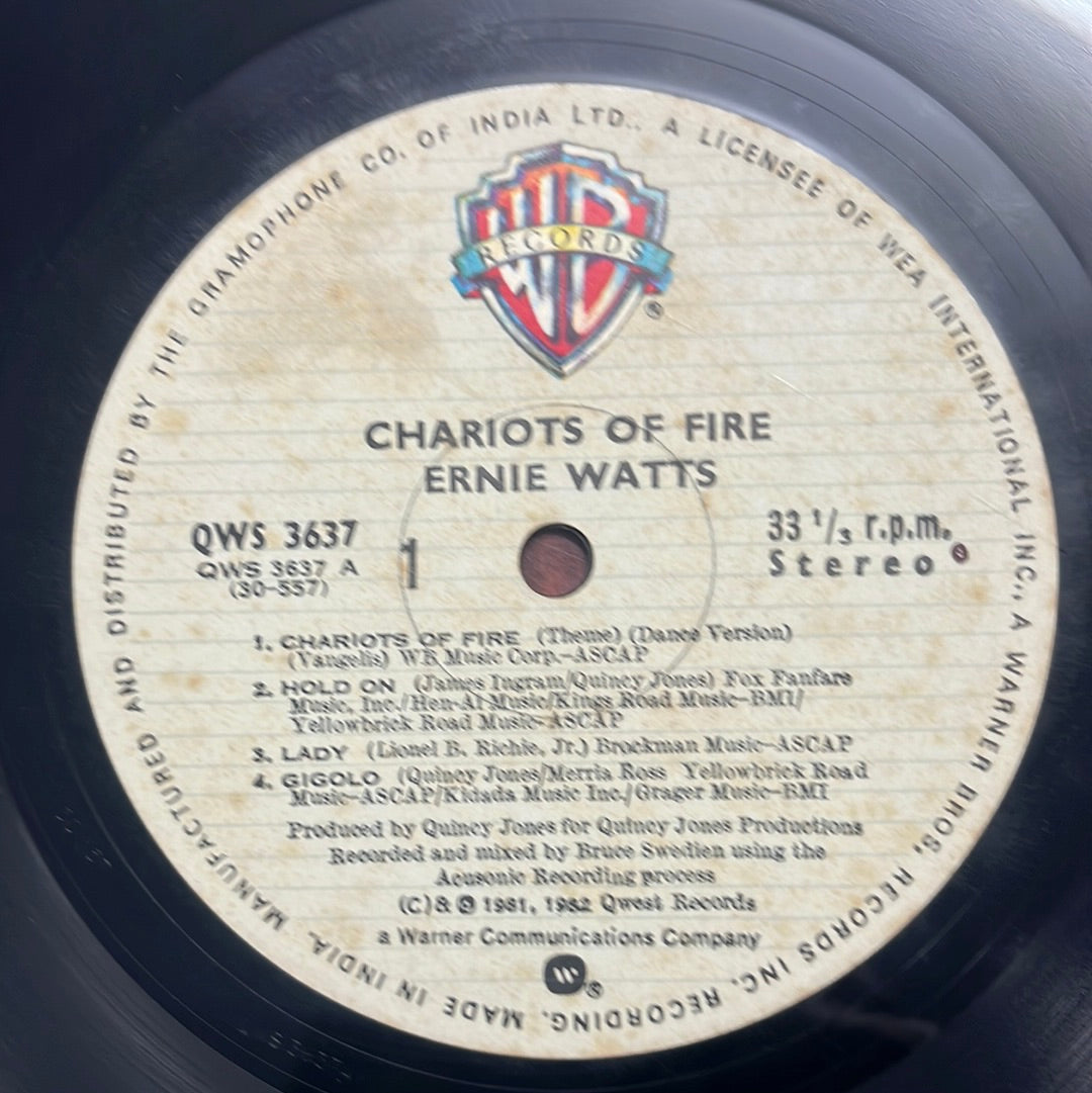 Ernie Watts - Chariots Of Fire (Vinyl)