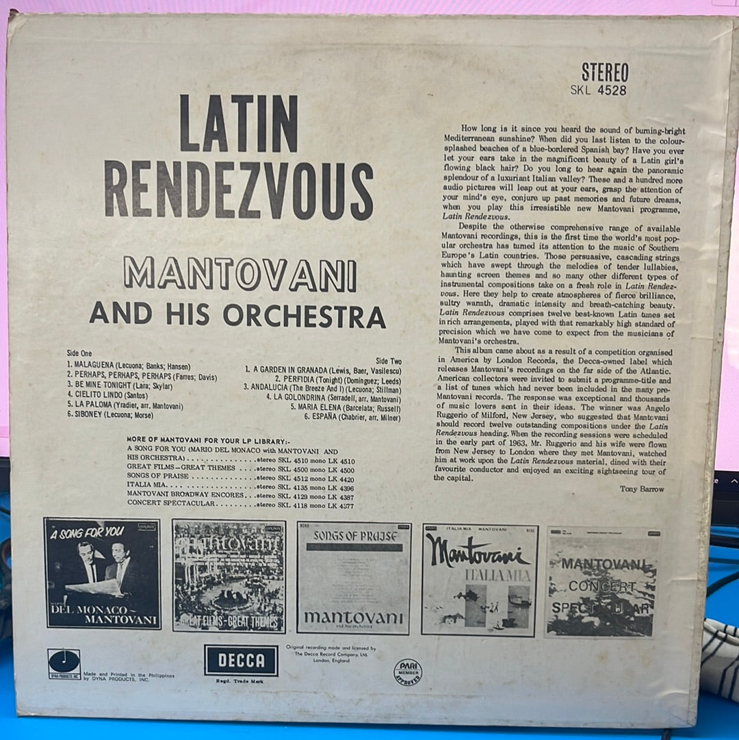 Mantovani And His Orchestra - Latin Rendezvous (Vinyl)