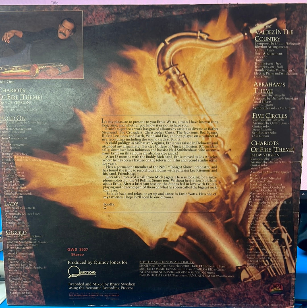 Ernie Watts - Chariots Of Fire (Vinyl)