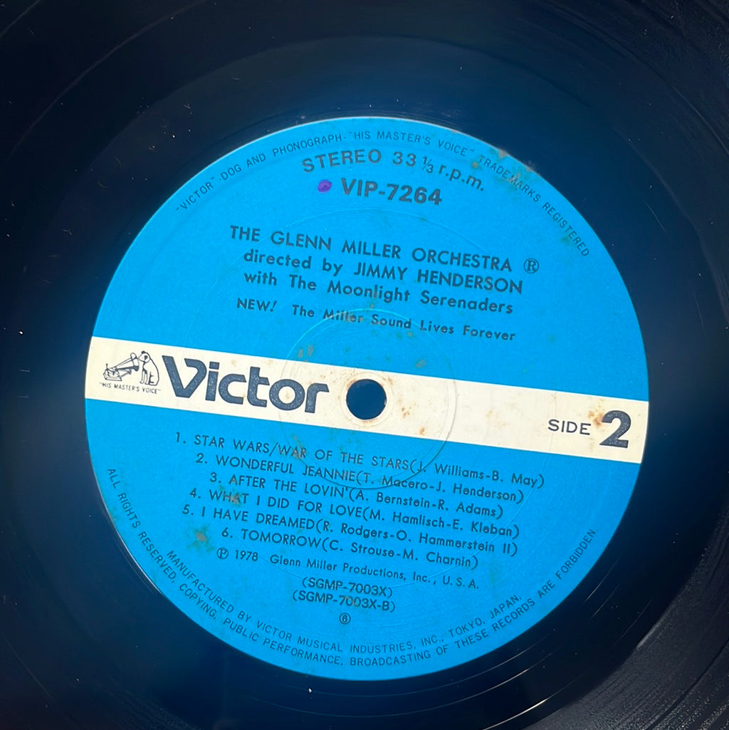 NEW! THE MILLER SOUND LIVES FOREVER - THE GLENN MILLER ORCHESTRA DIRECTED BY JIMMY HENDERSON WITH THE MOONLIGHT SERENADERS (Vinyl)