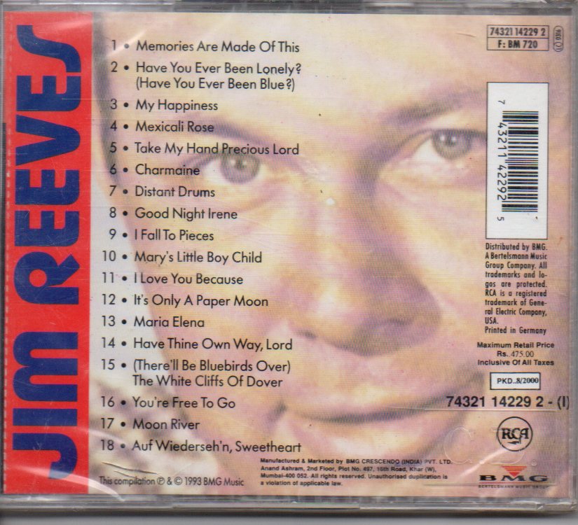 Jim Reeves - The Collection (CD) Image