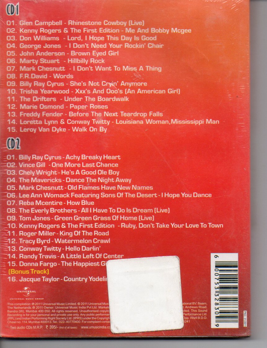 Various - Saturday Night Country (CD) Image