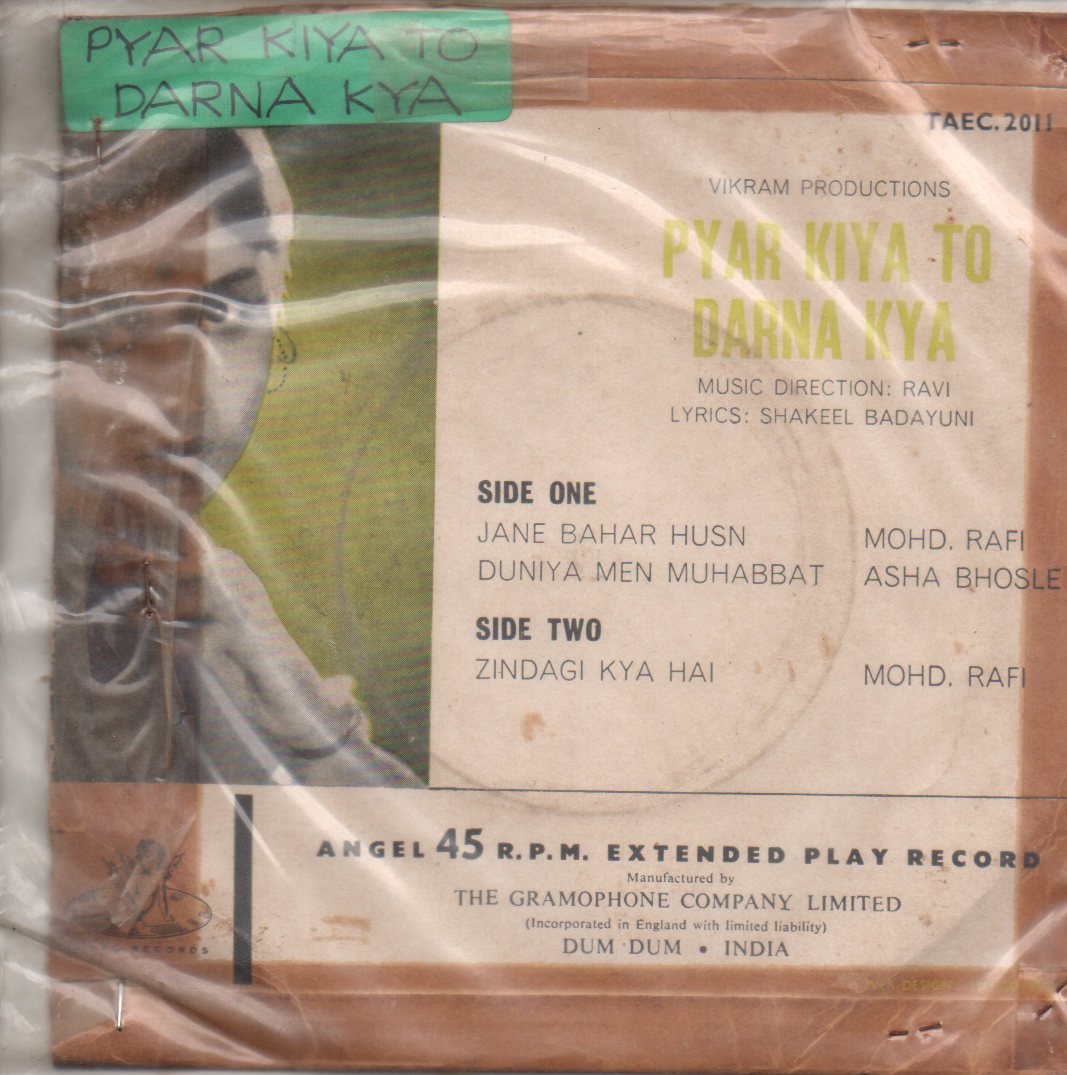 Ravi - Pyar Kiya To Darna Kya (45-RPM) Image