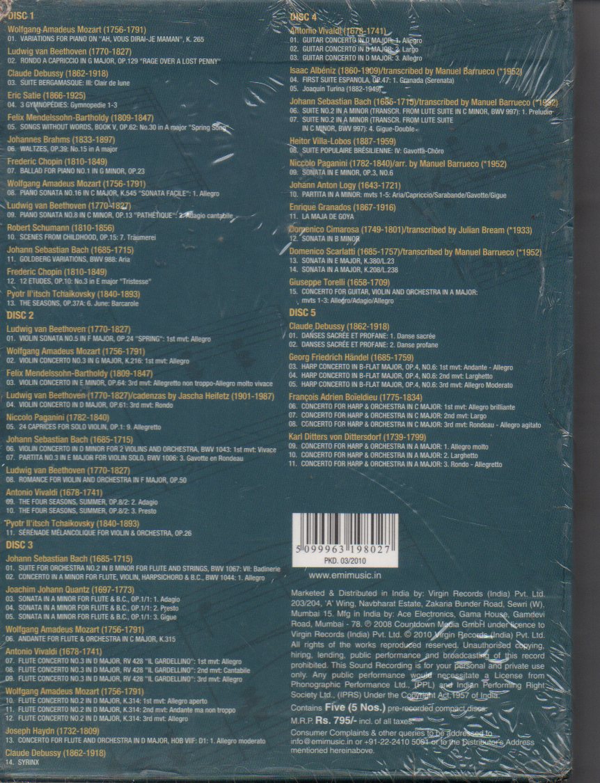 Various - Classical Masterpieces (CD) Image