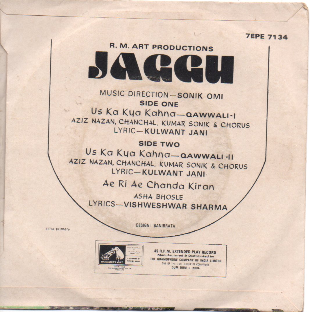 Sonik Omi - Jaggu (45-RPM) Image