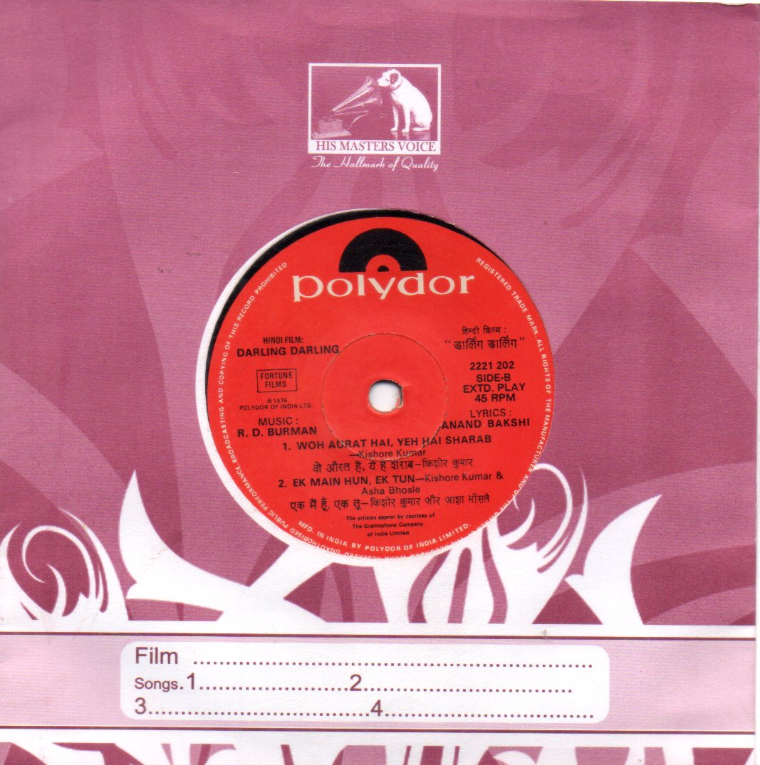 R. D. Burman - Darling Darling (45-RPM) Image