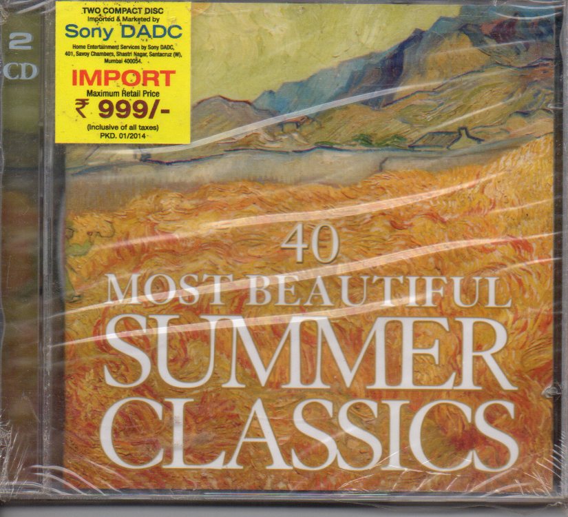 Various - 40 Most Beautiful Summer Classics (CD) Image