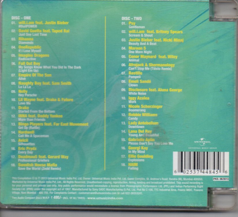 Various - Now That's What I Call Music 2013 (CD) Image