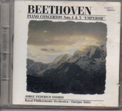 Beethoven - Piano Concertos Nos. 4 & 5 "Emperor" - Jorge Federico Osorio (CD) Image